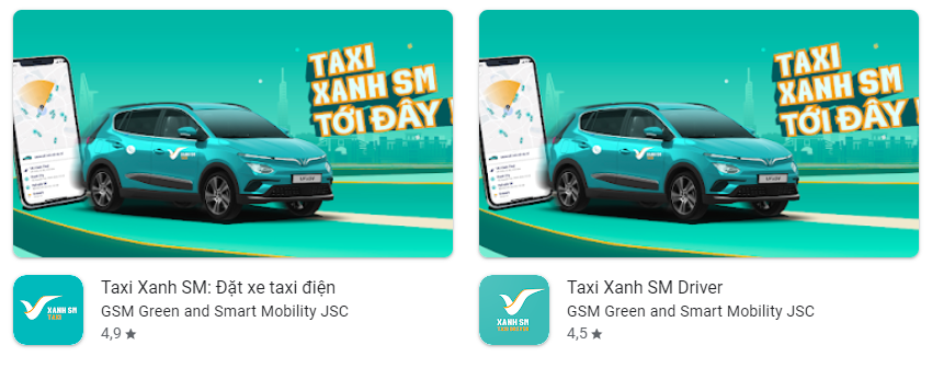 Ứng dụng đặt xe vinfast - Taxi Xanh SM - Hướng dẫn tải và cài đặt - Giá cước - VNPT AD